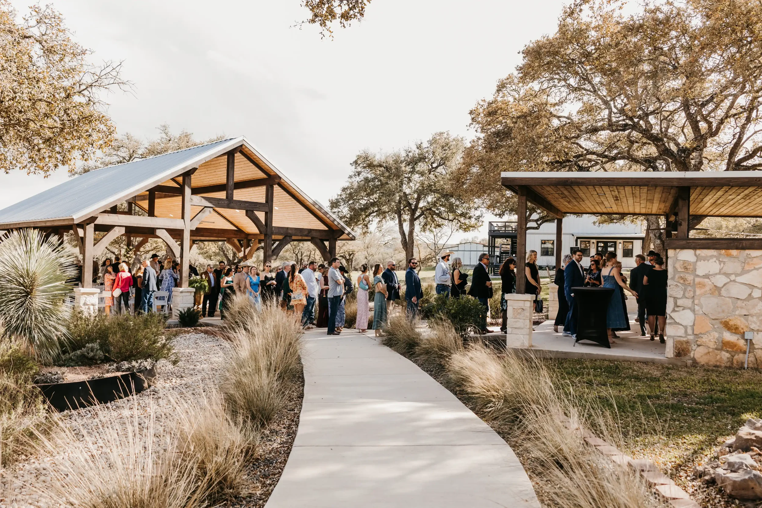 Outdoor pavilion and bar